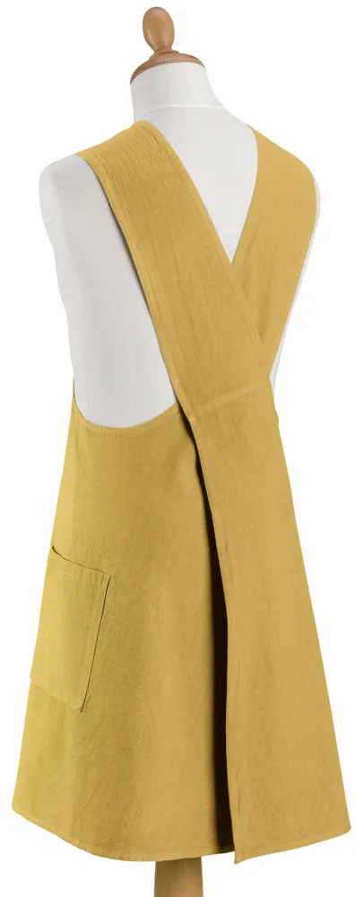 Aprons - Recycled Japanese Kitchen Apron Haru Badiane 78 X 100 - MAISON VIVARAISE - SDE VIVARAISE WINKLER