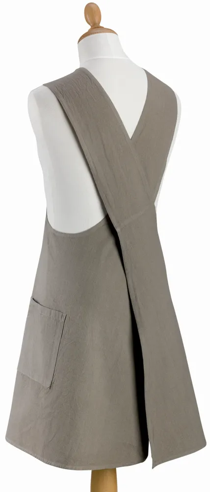 Aprons - Haru Recycled Japanese Kitchen Apron Ombre 78 X 100 - MAISON VIVARAISE - SDE VIVARAISE WINKLER