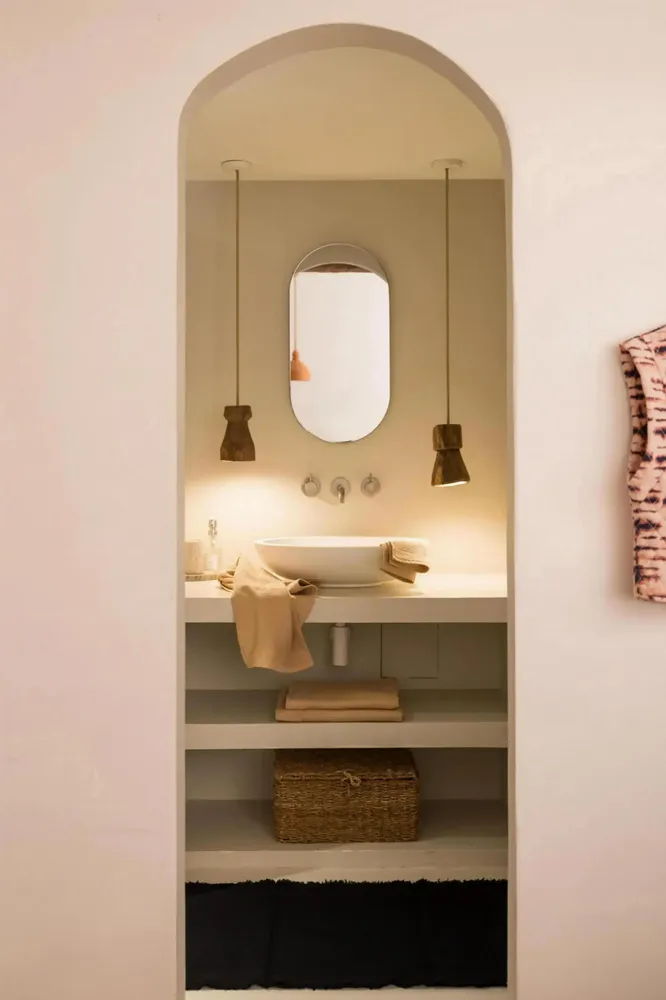 Bath towels - Recycled Guest Towel Abby Dragée 30 X 50 - MAISON VIVARAISE - SDE VIVARAISE WINKLER