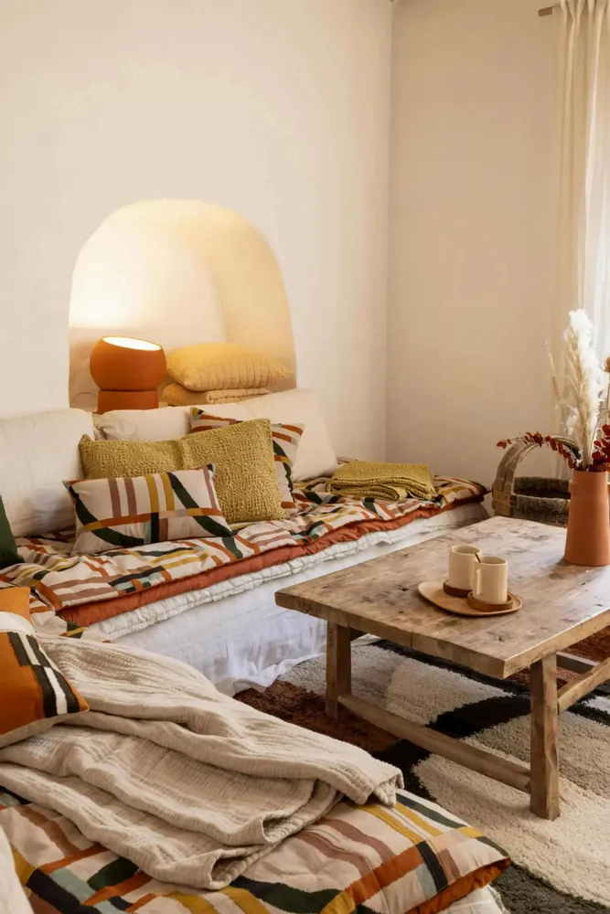 Throw blankets - Recycled Throw Lisa Naturel 140 X 200 - MAISON VIVARAISE - SDE VIVARAISE WINKLER