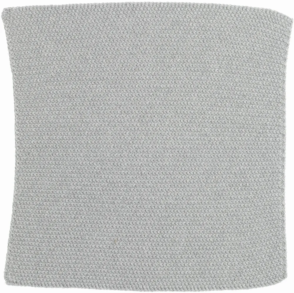 Kitchen utensils - Set of 3 Recycled Knitted Hand Towels Izan Gris 25 X 25 - MAISON VIVARAISE - SDE VIVARAISE WINKLER