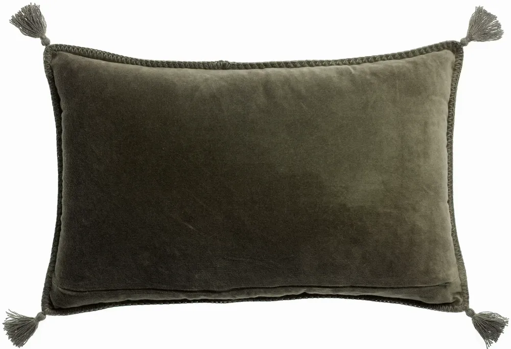 Fabric cushions - Dusko Embroidered Cushion Thym 40 X 65 - MAISON VIVARAISE - SDE VIVARAISE WINKLER