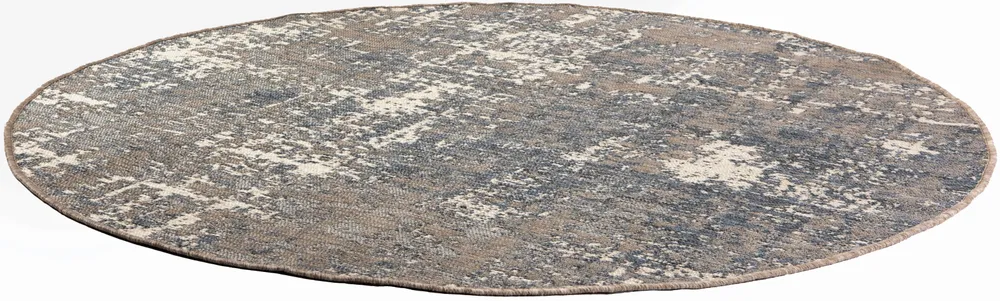 Tapis - Tapis Catania 2 outdoor Gris Diamètre 200 - MAISON VIVARAISE - SDE VIVARAISE WINKLER