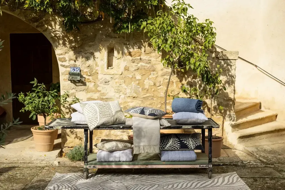 Cushions - Cambra Cushion Tempête 45 X 45 - MAISON VIVARAISE - SDE VIVARAISE WINKLER