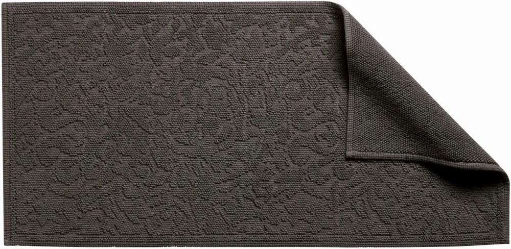 Autres linges de bain - Tapis de bain Gilda Carbone 54 x 110 - MAISON VIVARAISE - SDE VIVARAISE WINKLER