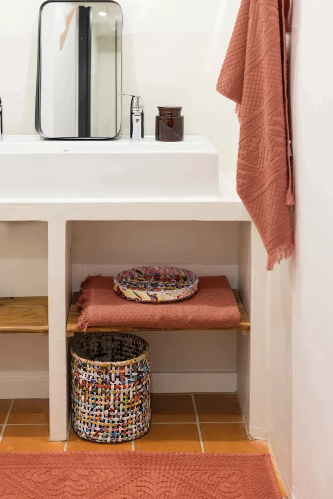 Bath towels - Zoe Guest Towel Sienne 30 X 50 - MAISON VIVARAISE - SDE VIVARAISE WINKLER