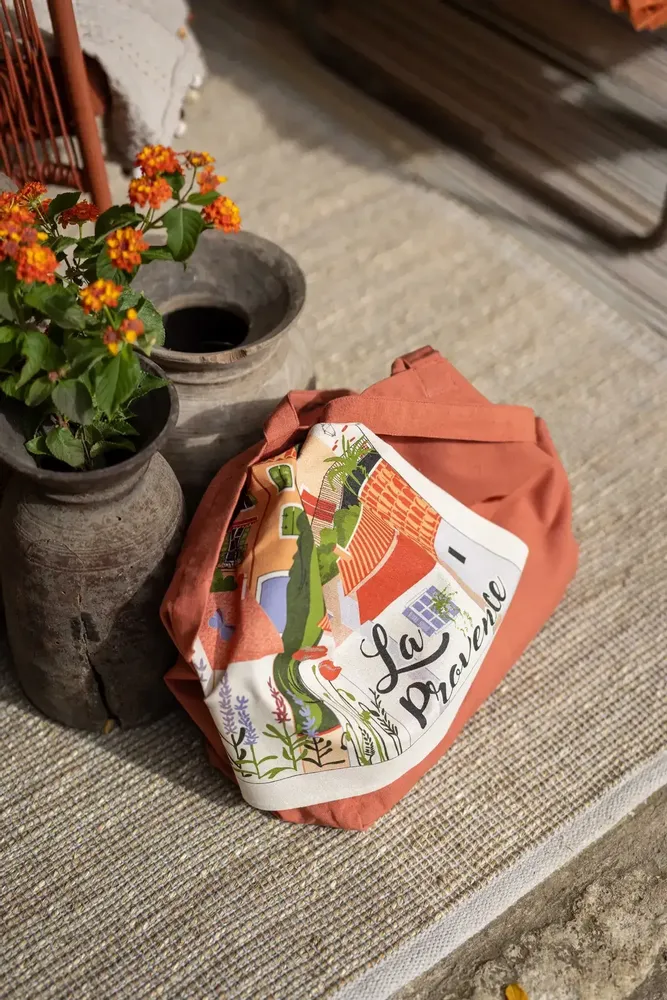 Bags and totes - Grace Recycled Shopping Bag Tomette 35 X 40 X 15 - MAISON VIVARAISE - SDE VIVARAISE WINKLER