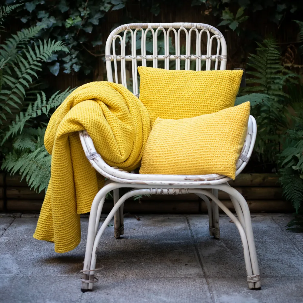 Cushions - Recycled Cushion Maia Blanc 45 X 45 - MAISON VIVARAISE - SDE VIVARAISE WINKLER