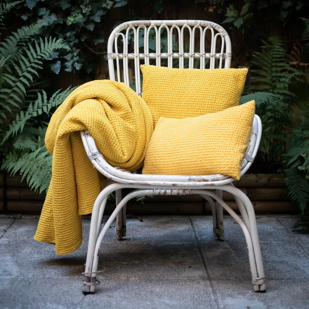 Cushions - Recycled Cushion Maia Navy 45 X 45 - MAISON VIVARAISE - SDE VIVARAISE WINKLER
