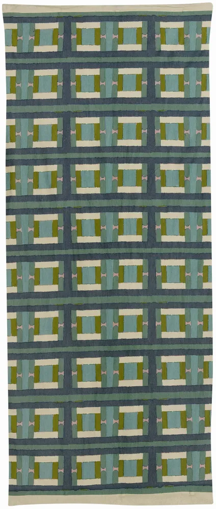Bed linens - Taho Printed Comforter Vert de gris 85 X 200 - MAISON VIVARAISE - SDE VIVARAISE WINKLER