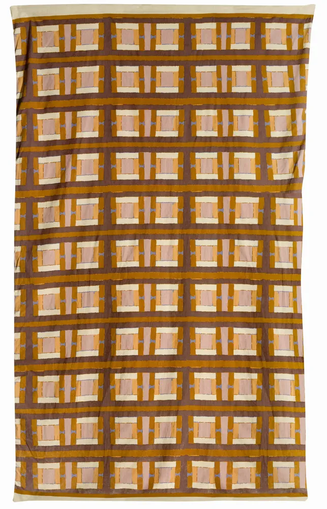 Throw blankets - Taho Printed Throw Blanket Cuivre 135 X 200 - MAISON VIVARAISE - SDE VIVARAISE WINKLER