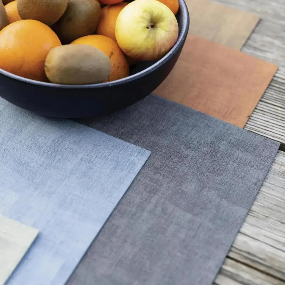 Table cloths - Aran Placemat Set Caramel 33 X 45 - MAISON VIVARAISE - SDE VIVARAISE WINKLER