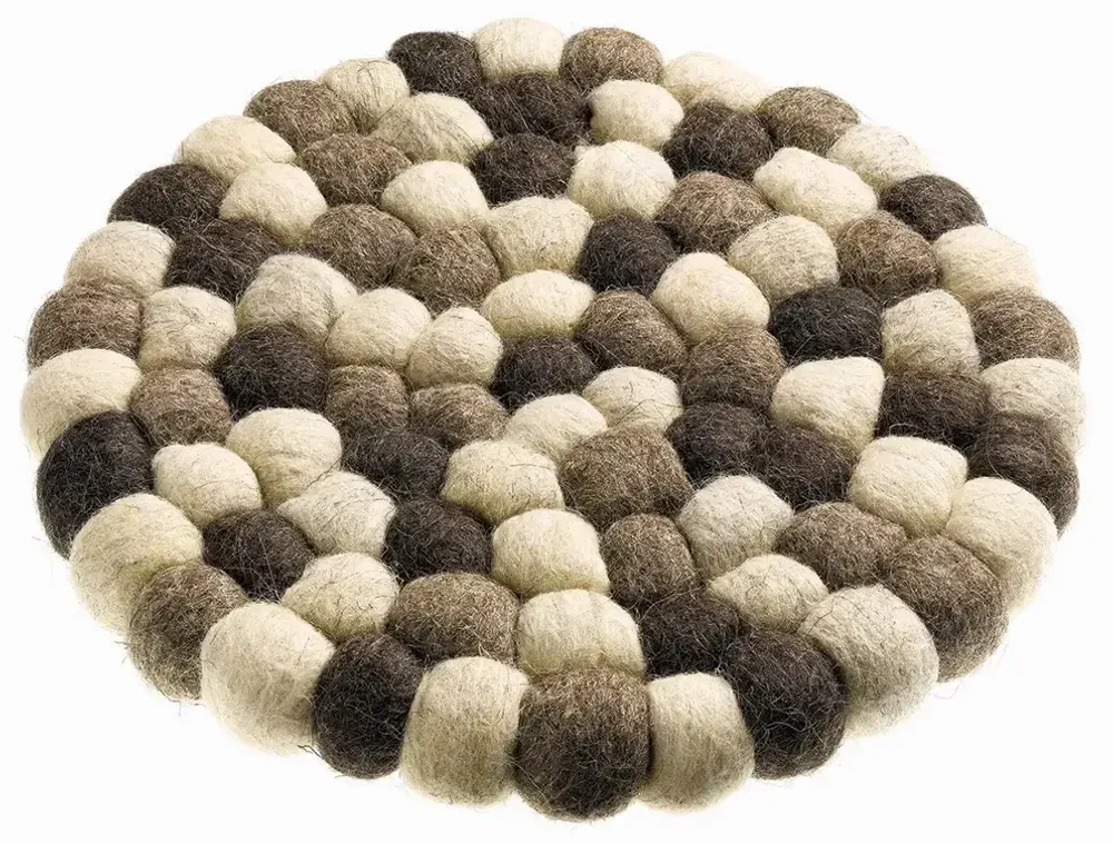 Dessous de plat - Dessous de plat Brian recyclé Naturel brun Diamètre 20 - MAISON VIVARAISE - SDE VIVARAISE WINKLER