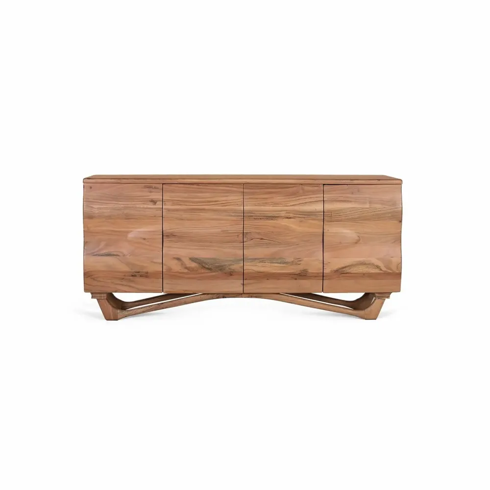 Sideboards - Handcrafted sideboard in acacia wood 170cm - GINER Y COLOMER