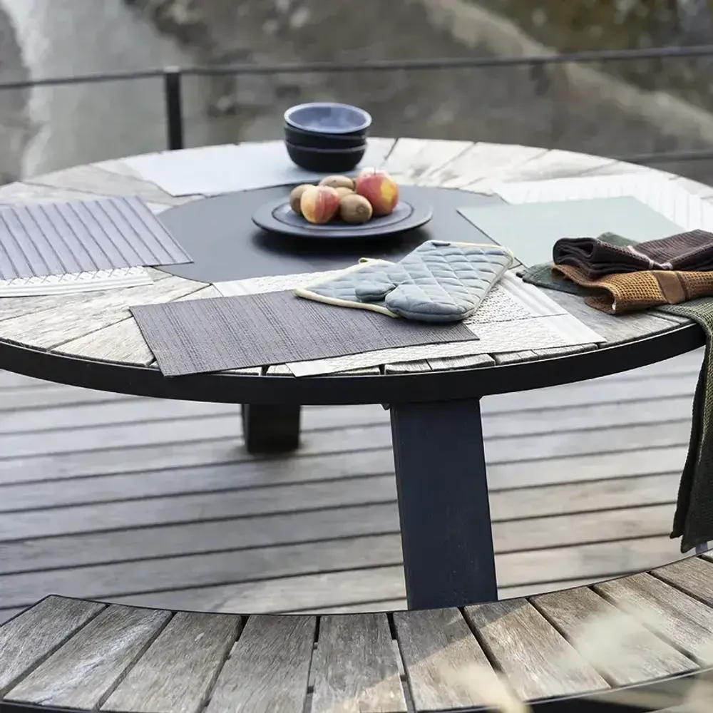 Nappes - Set de table Canna Orage 33 x 45 - MAISON VIVARAISE - SDE VIVARAISE WINKLER