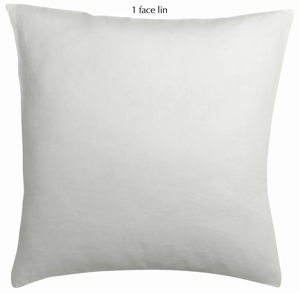 Linge de lit - Taie d'oreiller Linco Blanc 65 x 65 - MAISON VIVARAISE - SDE VIVARAISE WINKLER
