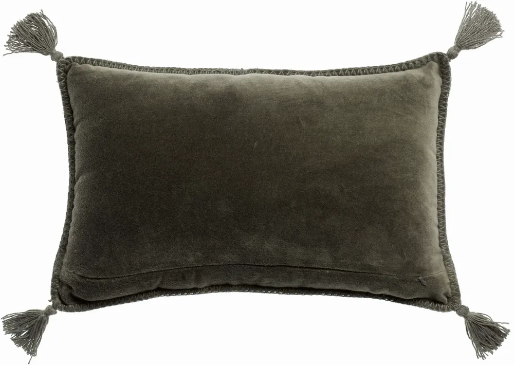 Cushions - Dusko Embroidered Cushion Thym 30 X 50 - MAISON VIVARAISE - SDE VIVARAISE WINKLER