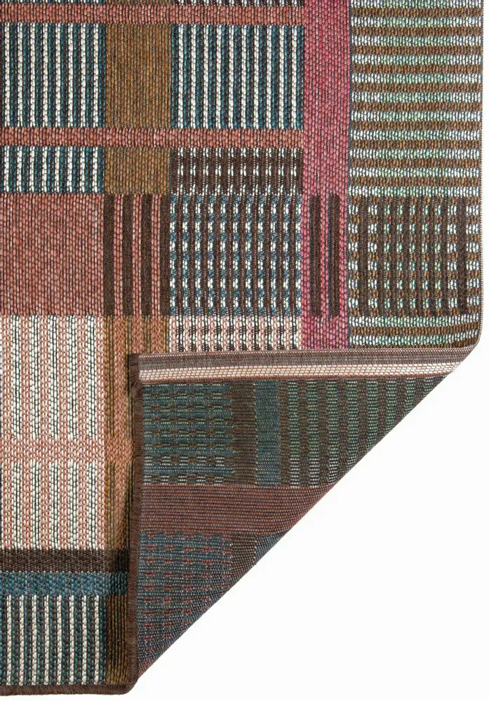Tapis - Tapis Kaël outdoor Multico 160 x 230 x 1 - MAISON VIVARAISE - SDE VIVARAISE WINKLER