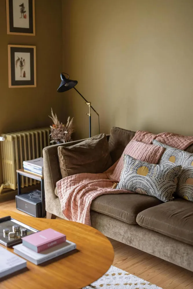 Coussins - Coussin Swami Argile 45 x 45 - MAISON VIVARAISE - SDE VIVARAISE WINKLER