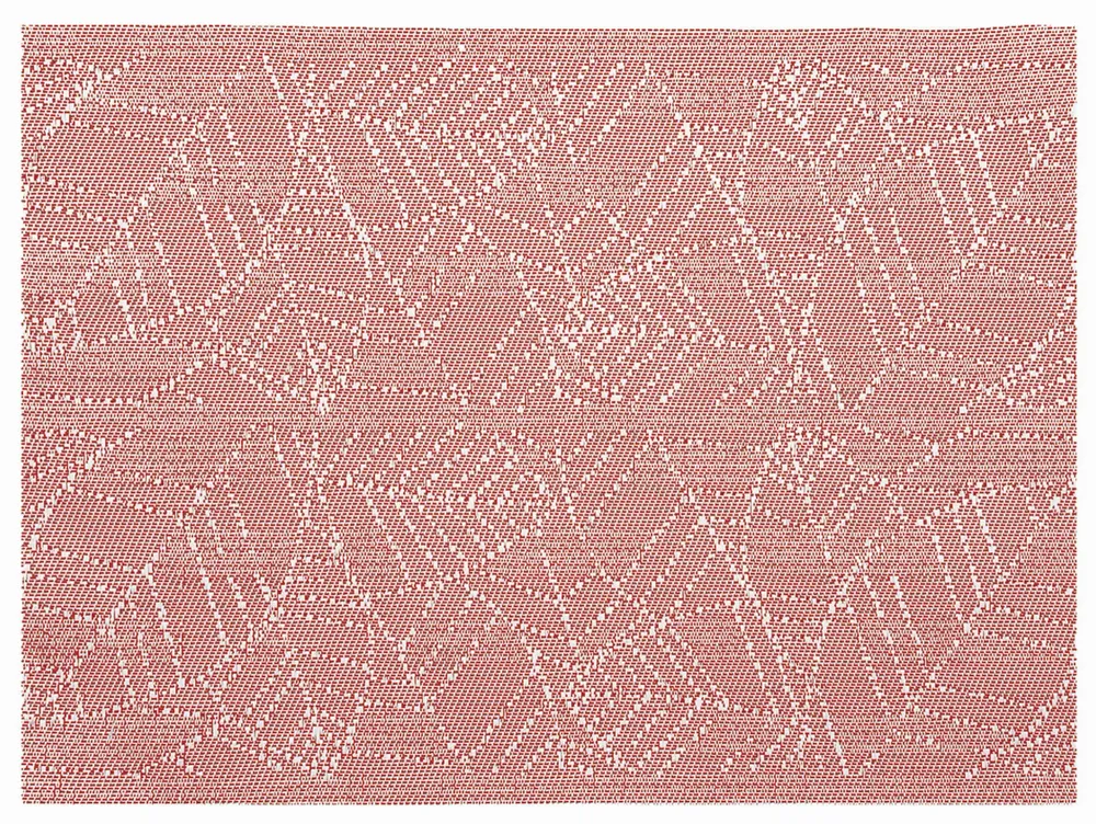 Table cloths - Gena Placemat Set Rouge 33 X 45 - MAISON VIVARAISE - SDE VIVARAISE WINKLER
