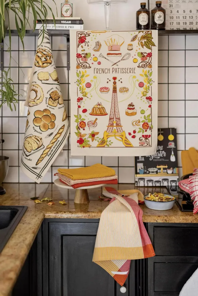 Dish towels - Tea Towel La pâtissiere Écru 48 X 72 - MAISON VIVARAISE - SDE VIVARAISE WINKLER