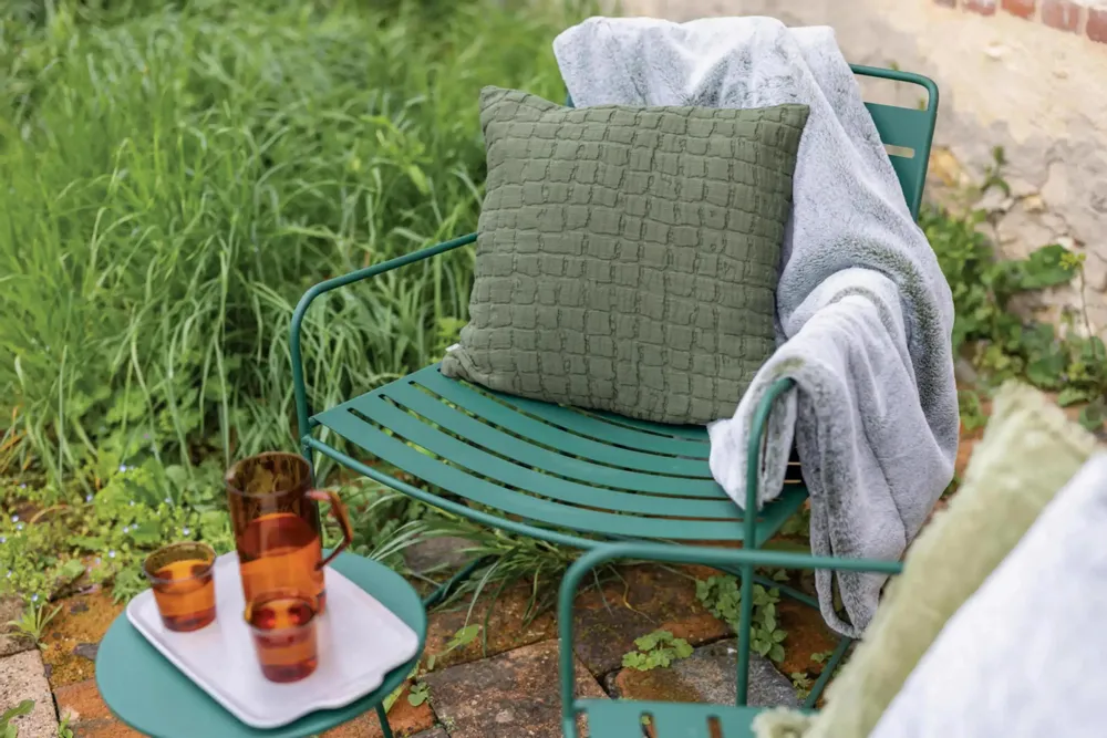 Coussins - Coussin Swami Olive 45 x 45 - MAISON VIVARAISE - SDE VIVARAISE WINKLER