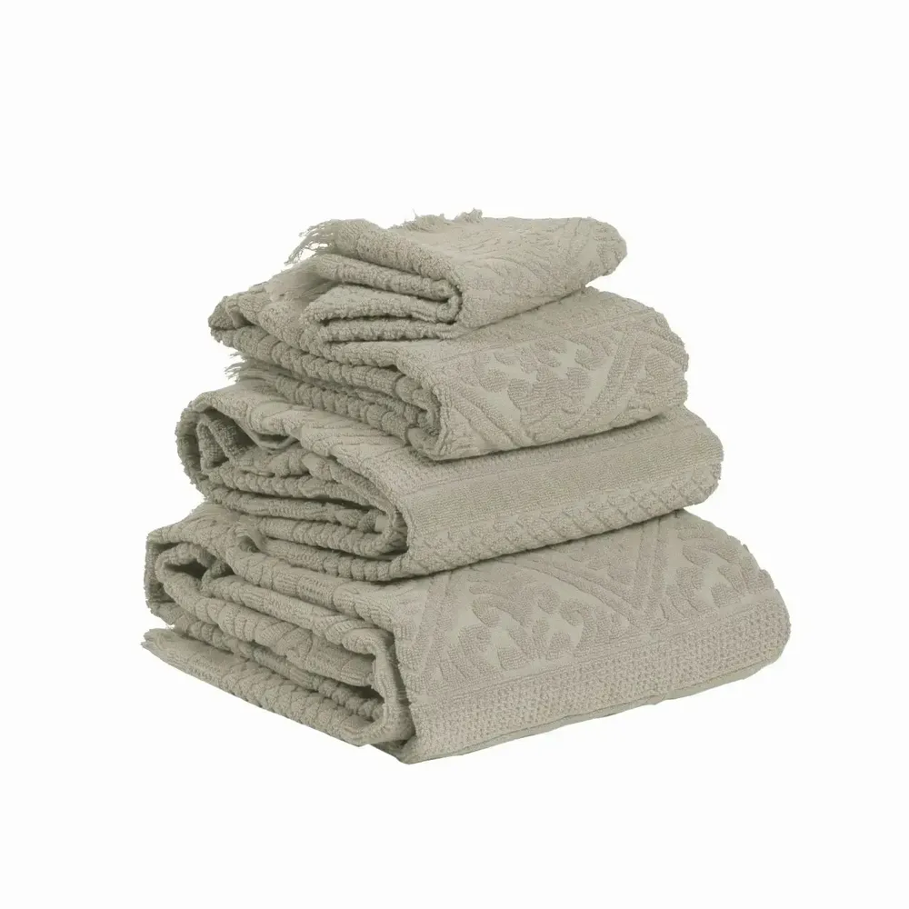 Bath towels - Zoé Guest Towel Lin 30 X 50 - MAISON VIVARAISE - SDE VIVARAISE WINKLER