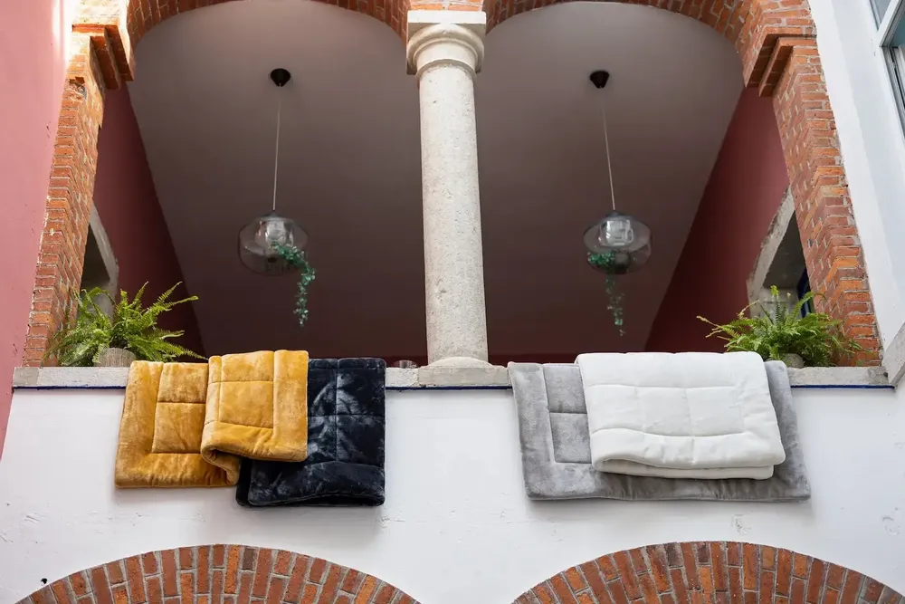 Throw blankets - Betender Throw Blanket Neige 130 X 180 - MAISON VIVARAISE - SDE VIVARAISE WINKLER