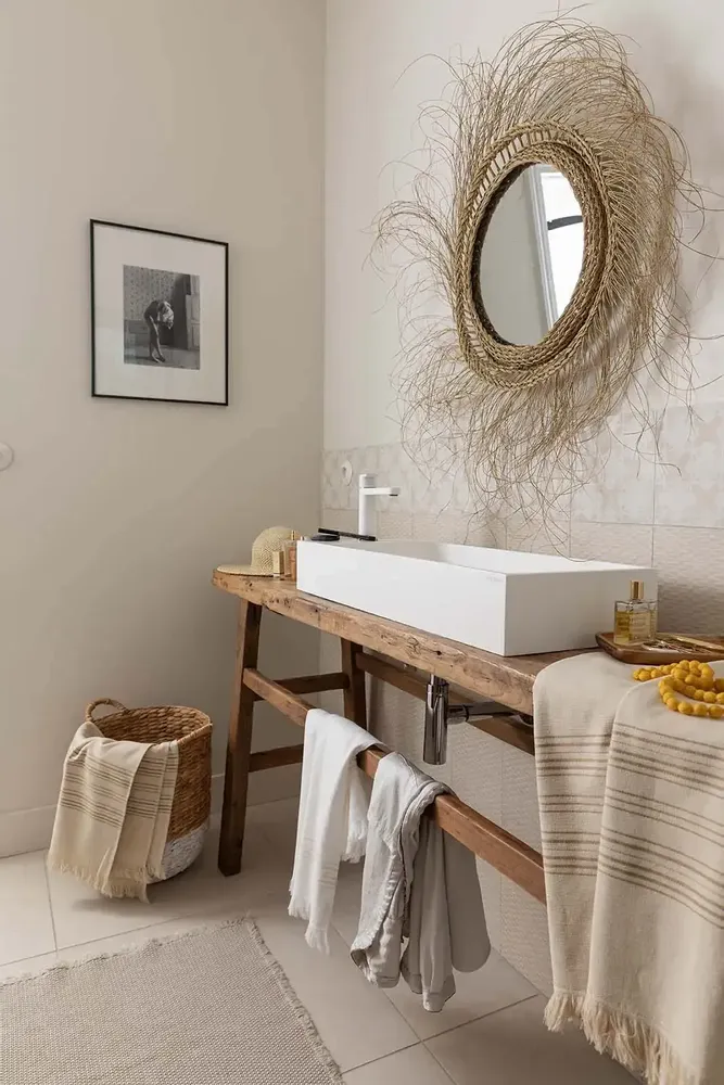 Linge de lit - Drap hammam Cancun Lin 90 x 180 - MAISON VIVARAISE - SDE VIVARAISE WINKLER