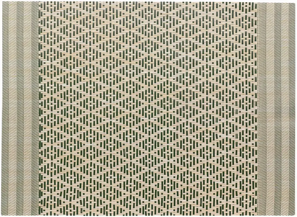Table cloths - Kadra Placemat Set Vert sapin 33 X 45 - MAISON VIVARAISE - SDE VIVARAISE WINKLER