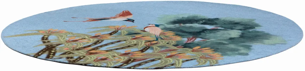 Tapis - Tapis Lola outdoor Multico Diamètre 160 cm - MAISON VIVARAISE - SDE VIVARAISE WINKLER