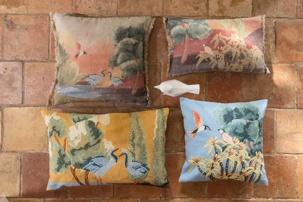 Coussins - Coussin Zeff Lola Multico 45 x 45 - MAISON VIVARAISE - SDE VIVARAISE WINKLER