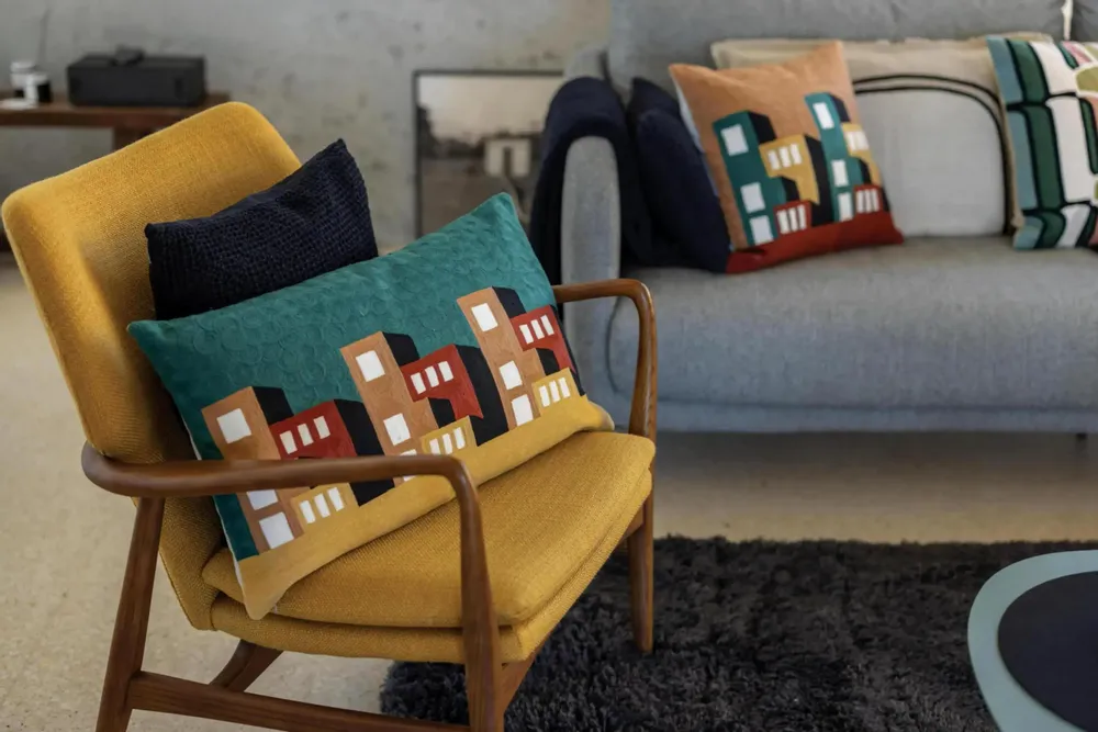 Coussins - Coussin recyclé Maia Caviar 30 x 50 - MAISON VIVARAISE - SDE VIVARAISE WINKLER