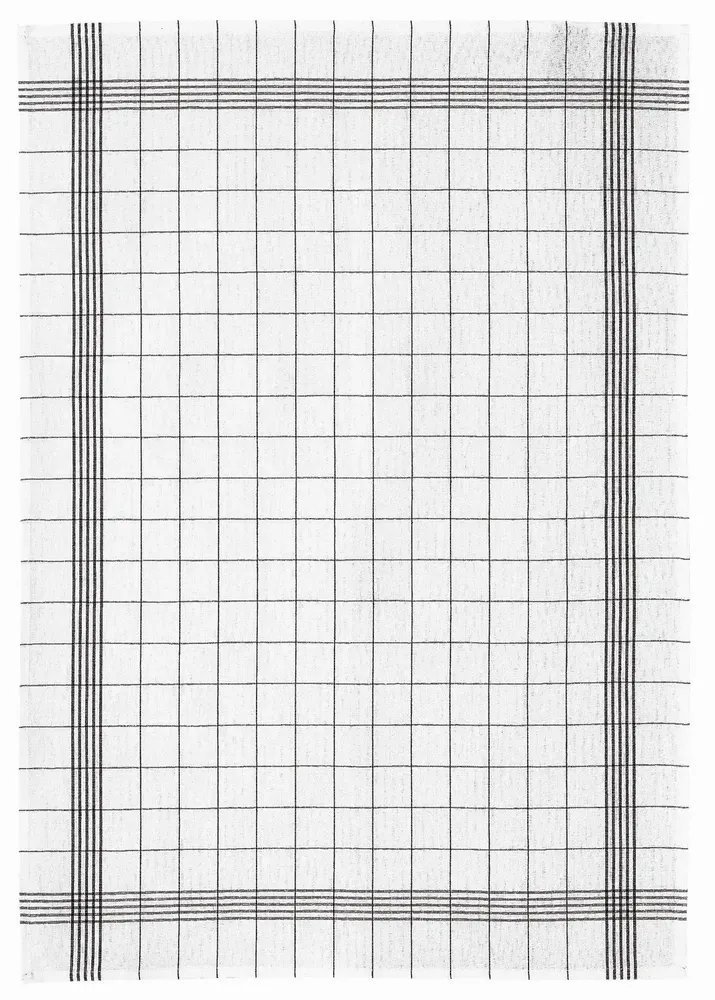 Torchons - Torchon Metis Carreaux noir 55 X 75 - MAISON VIVARAISE - SDE VIVARAISE WINKLER