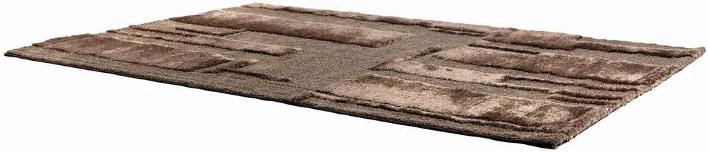 Rugs - Louka Recycled Rug Noisette 200 X 290 X 2 - MAISON VIVARAISE - SDE VIVARAISE WINKLER