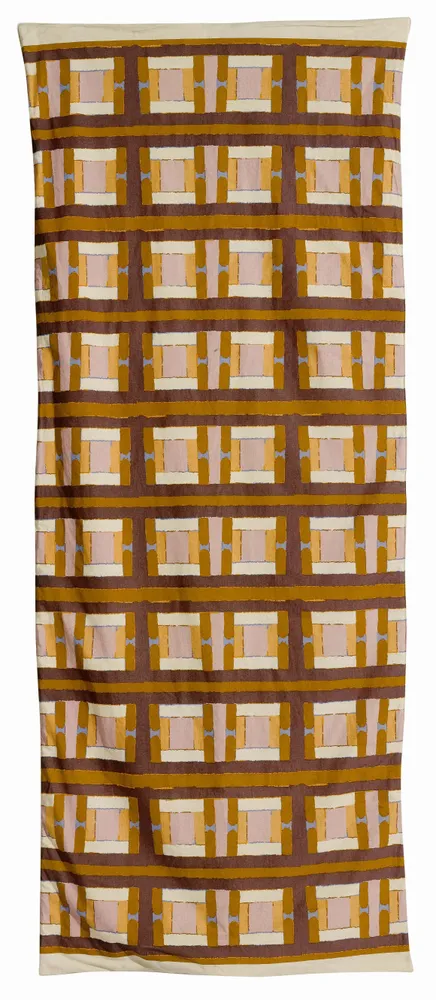 Linge de lit - Edredon imprimé Taho Cuivre 85 x 200 - MAISON VIVARAISE - SDE VIVARAISE WINKLER