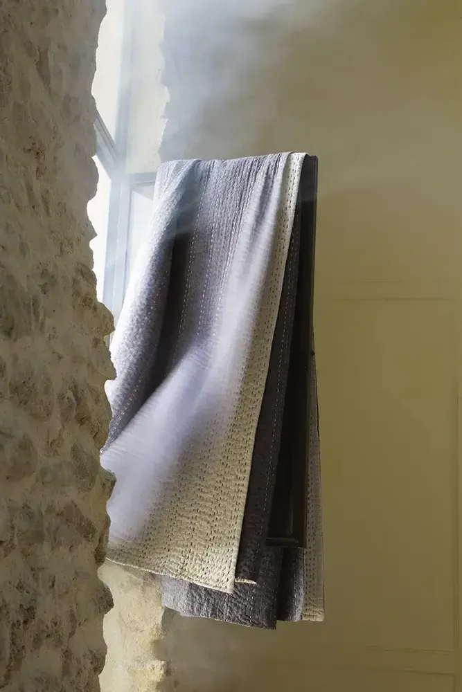 Linge de lit - Jeté Gastounet multico 260 x 260 - MAISON VIVARAISE - SDE VIVARAISE WINKLER