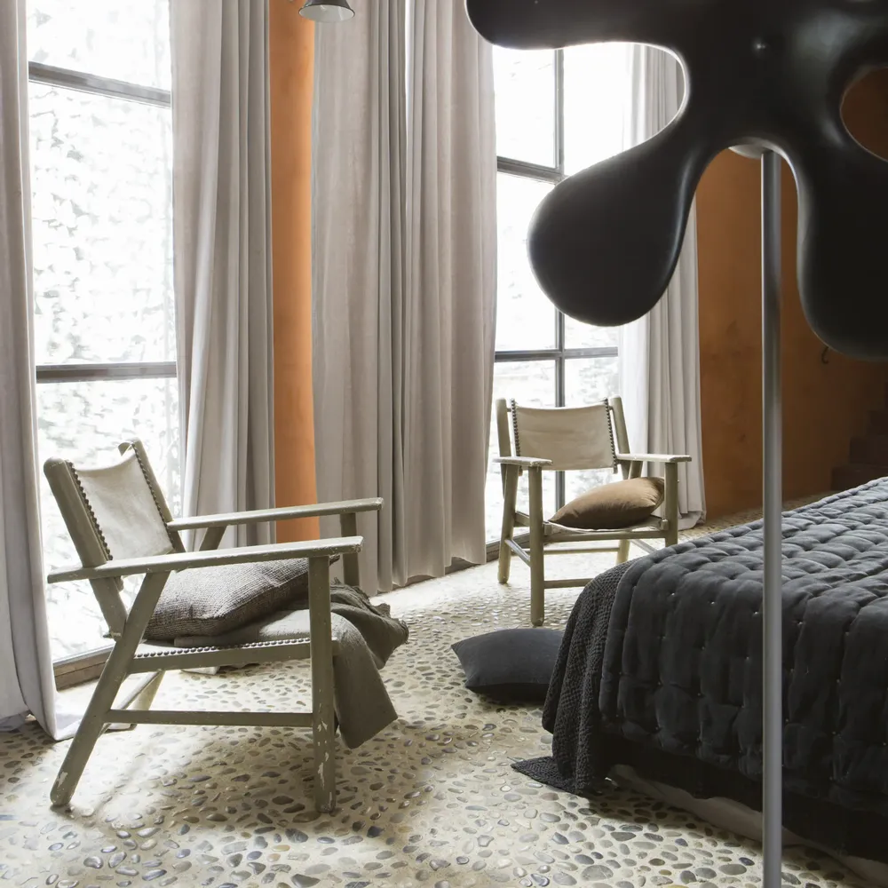 Plaids - Plaid Tana Carbone 140 X 200 - MAISON VIVARAISE - SDE VIVARAISE WINKLER