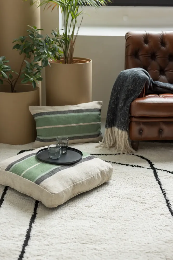 Cushions - Gatsby Cushion Eucalyptus 40 X 65 - MAISON VIVARAISE - SDE VIVARAISE WINKLER