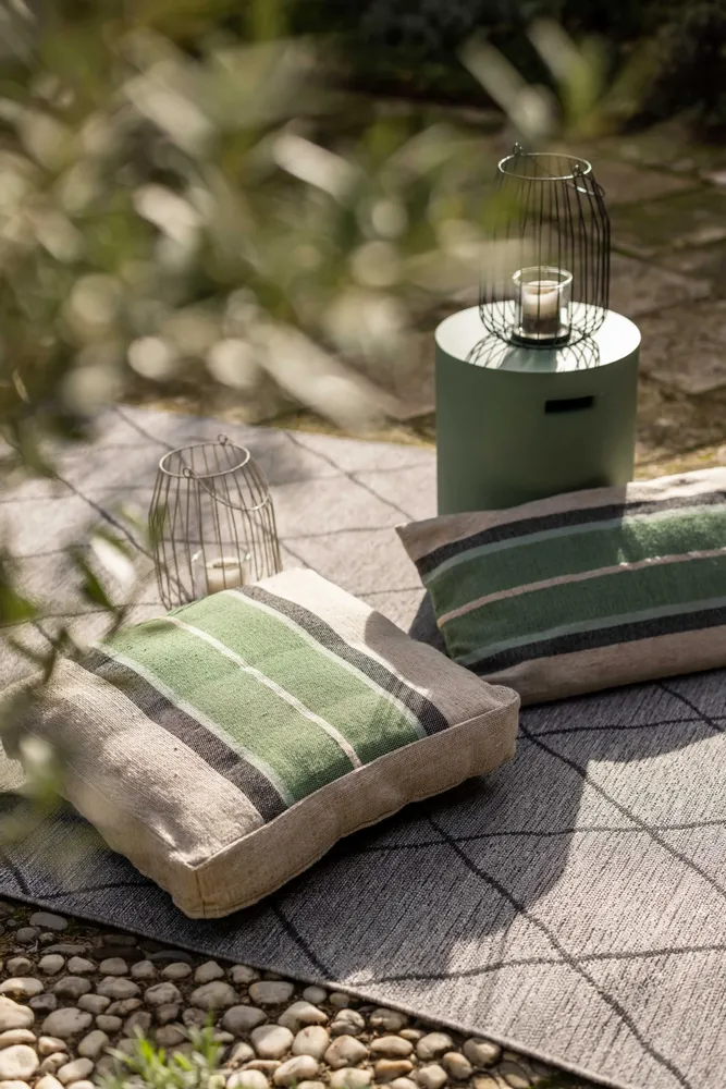 Cushions - Gatsby Cushion Eucalyptus 40 X 65 - MAISON VIVARAISE - SDE VIVARAISE WINKLER