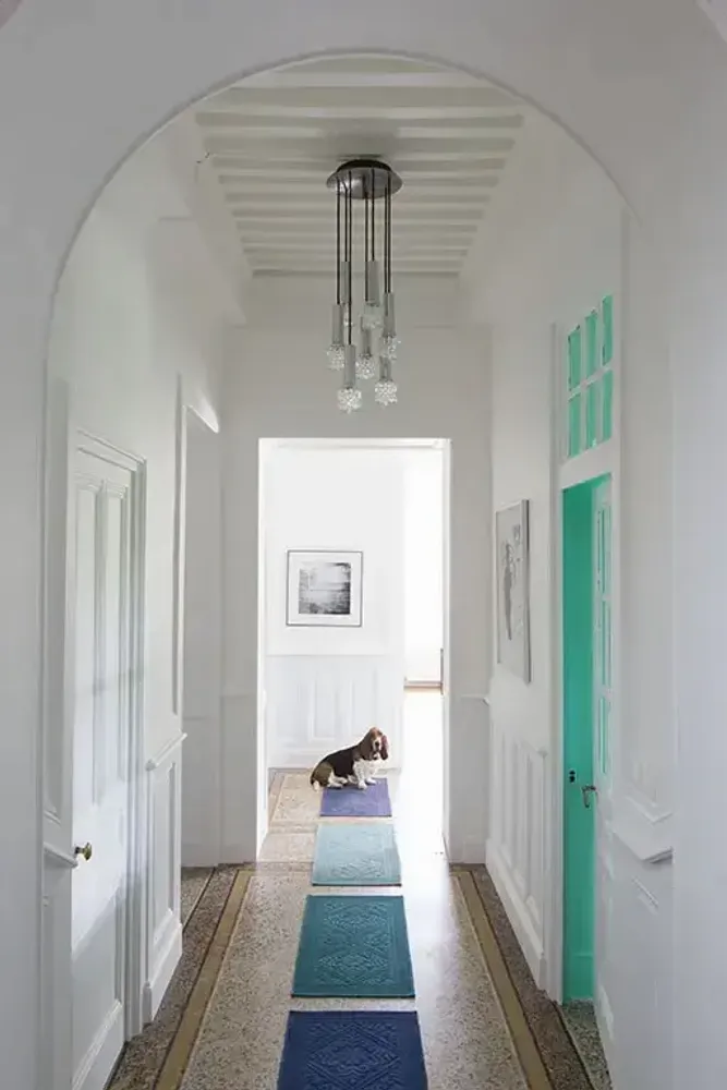 Autres linges de bain - Tapis Enzo Peacock 54 X 64 - MAISON VIVARAISE - SDE VIVARAISE WINKLER