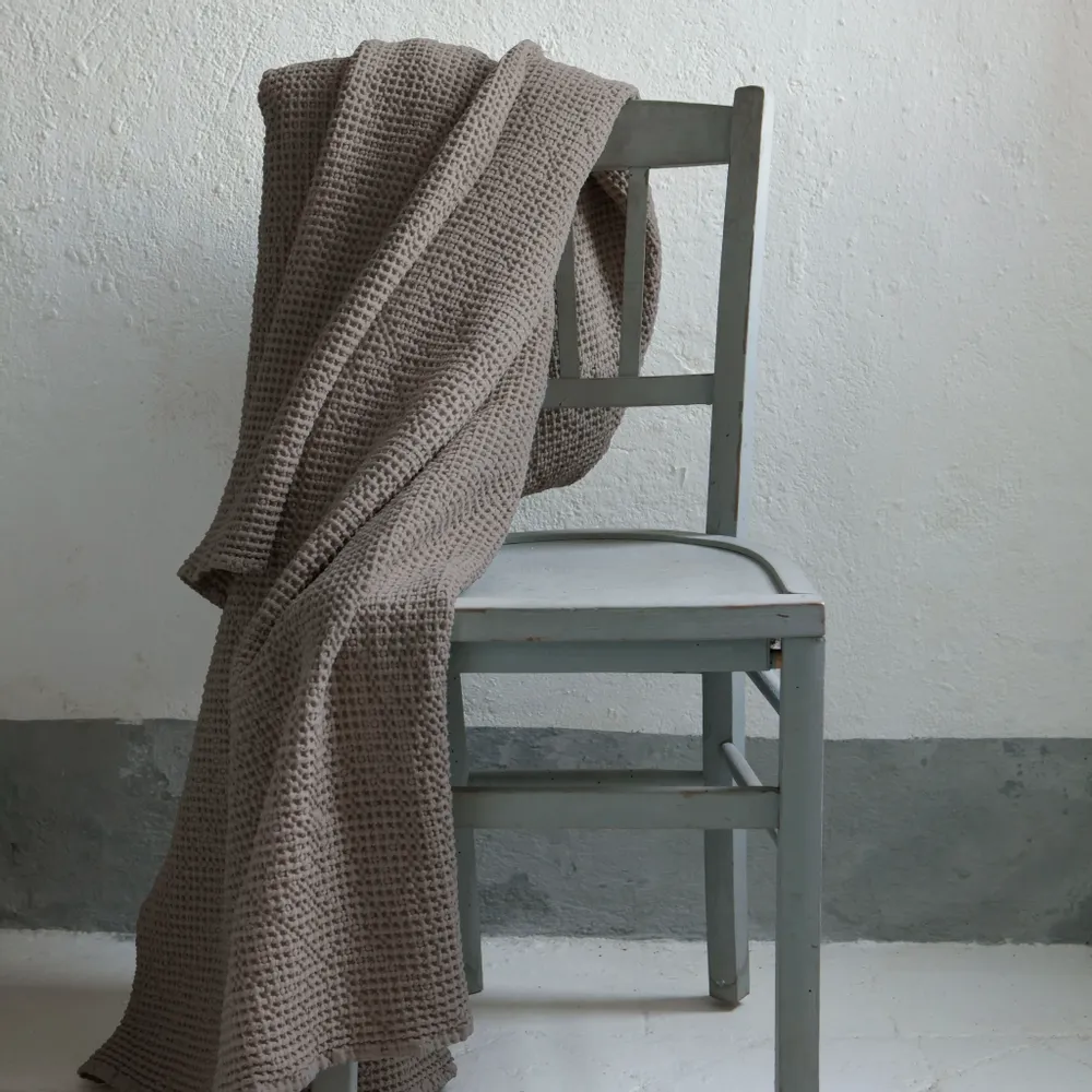 Throw blankets - Maia Throw Blanket Orage 140 X 200 - MAISON VIVARAISE - SDE VIVARAISE WINKLER