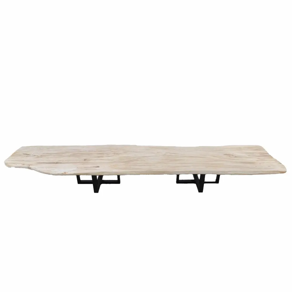 Console table - Designer Console Tables in Petrified Wood - XYLEIA PETRIFIED WOOD