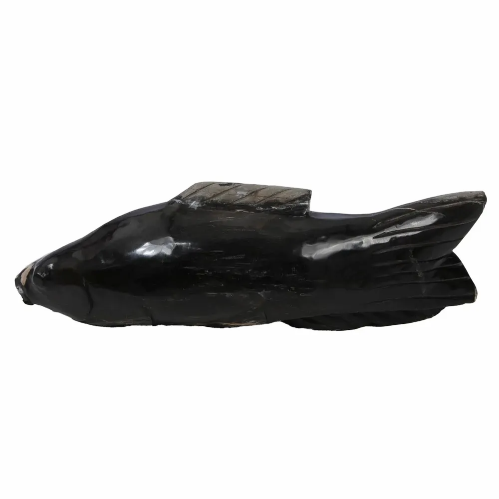 Objets de décoration - Sculptures de poissons en bois pétrifié - XYLEIA PETRIFIED WOOD