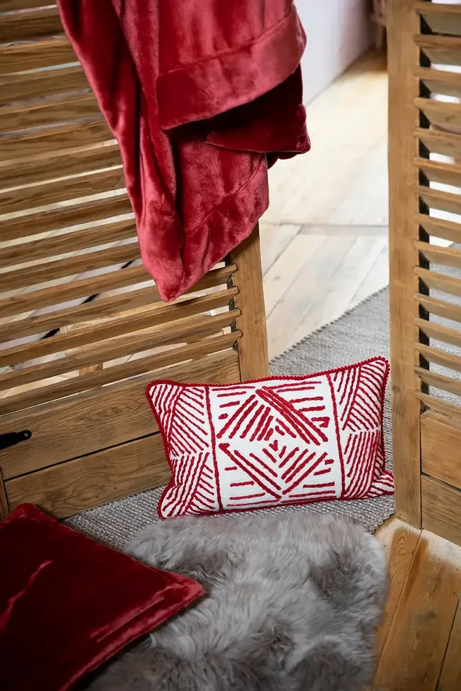 Coussins - Coussin Tender Rubis 50 X 50 - MAISON VIVARAISE - SDE VIVARAISE WINKLER