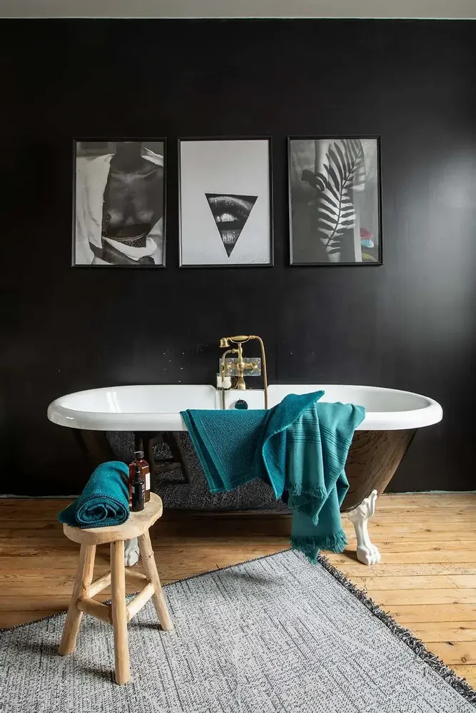 Other bath linens - Etia Bath Mat Paon 54 X 110 - MAISON VIVARAISE - SDE VIVARAISE WINKLER