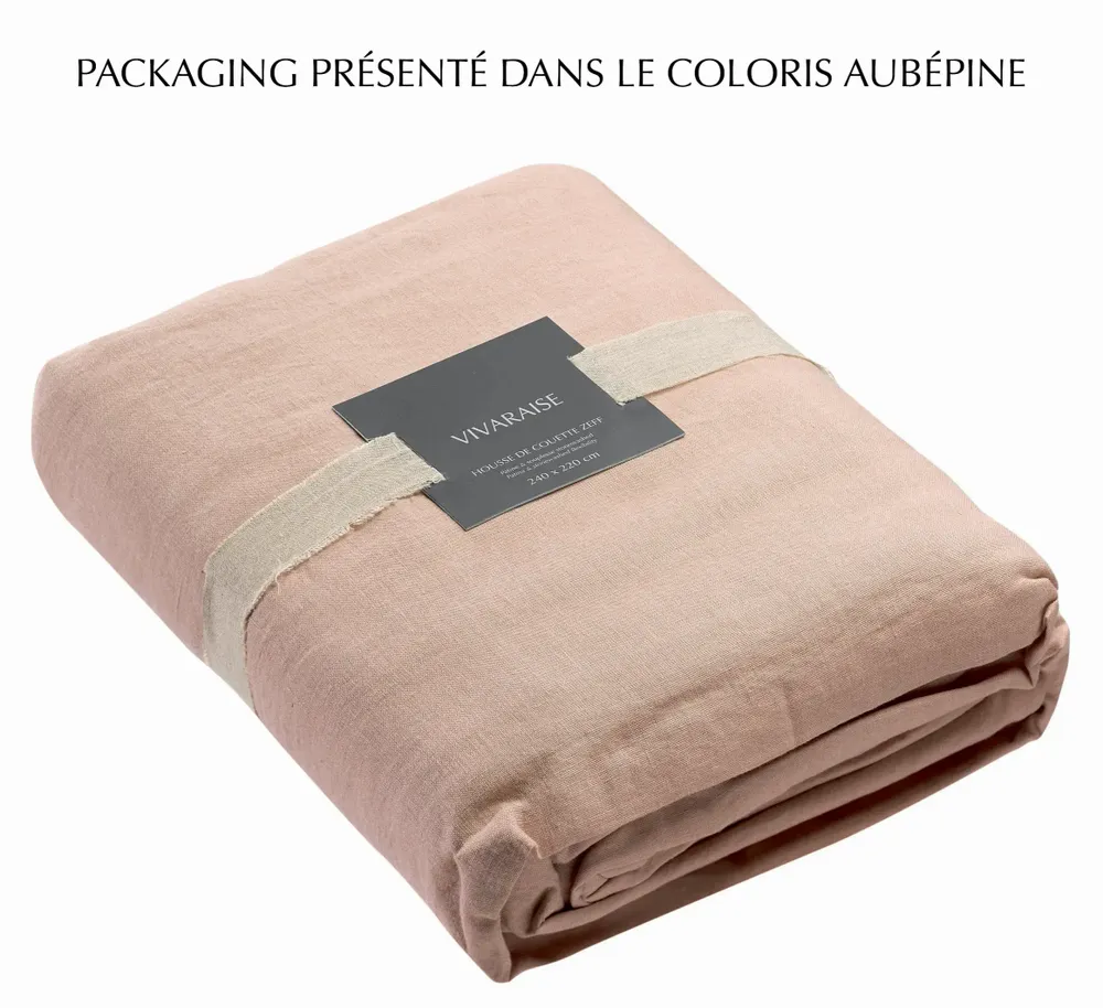 Bed linens - Zeff Duvet Cover Tonnerre 260 X 240 - MAISON VIVARAISE - SDE VIVARAISE WINKLER