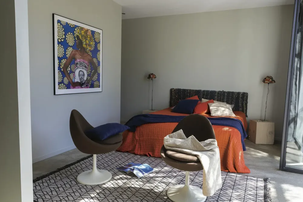 Bed linens - Swami Bed Throw Rooibos 180 X 260 - MAISON VIVARAISE - SDE VIVARAISE WINKLER