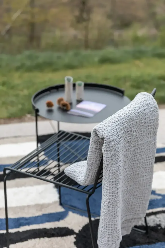 Plaids - Plaid Tana Perle 140 x 200 - MAISON VIVARAISE - SDE VIVARAISE WINKLER