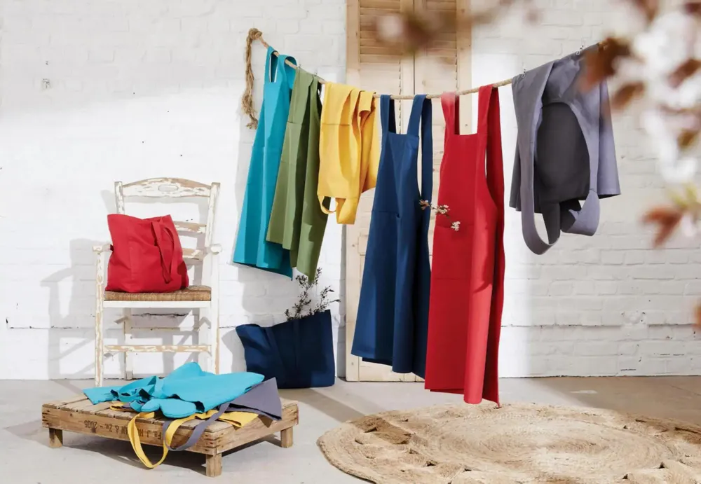 Maniques - Lot gant de cuisine/manique recyclé Jona Topaze 15 x 30 - MAISON VIVARAISE - SDE VIVARAISE WINKLER